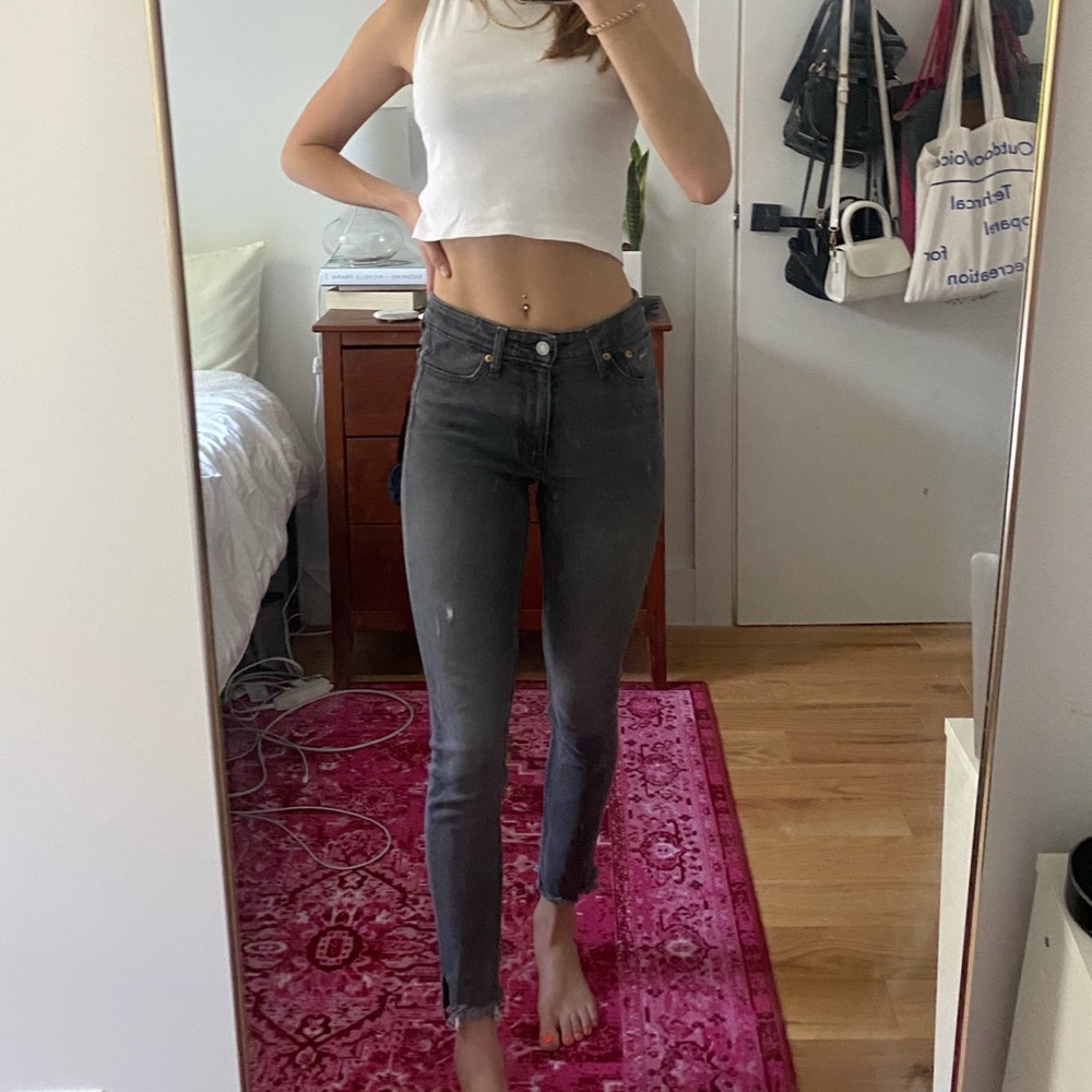 Levi's Gray Straight Leg Pants